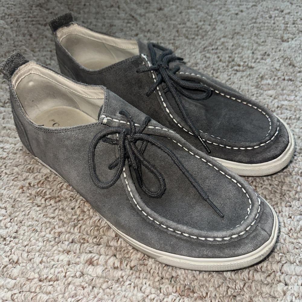 Mens COLE HAAN Air Eyelet Lace Up  Loafer Shoes C12 C10579 Grey‎ Size 11.5